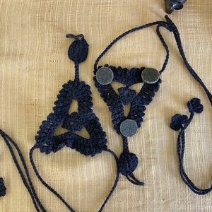Crochet anklet